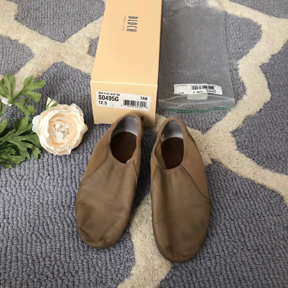 Bloch Neo Flex Slip On Jazz Lyrical Shoes 12.5